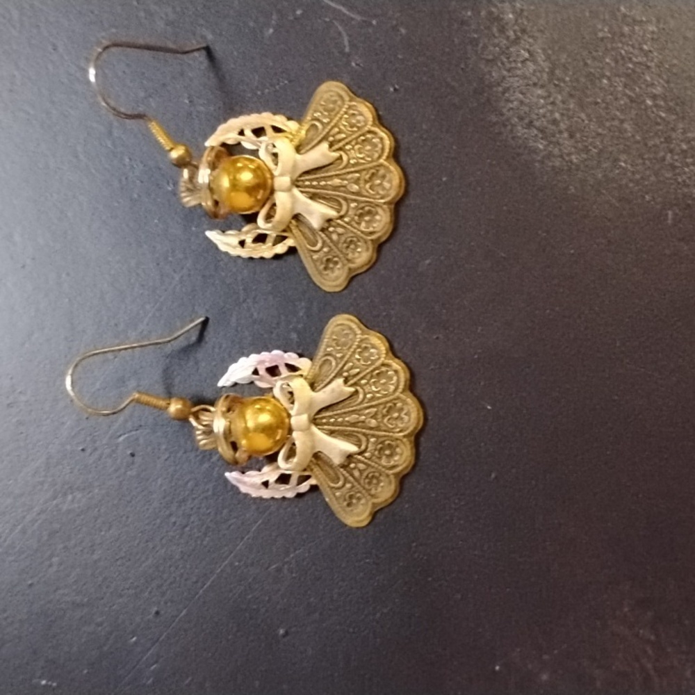 Fashion Angel Earrings 😇